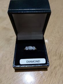 3 Stone Diamond Engagement Ring