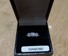 3 Stone Diamond Engagement Ring