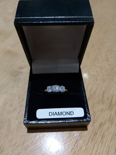 3 Stone Diamond Engagement Ring