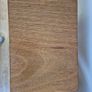 Pair of Vintage Solid Oak School Lab Stools Perfect Counter Height Image 4
