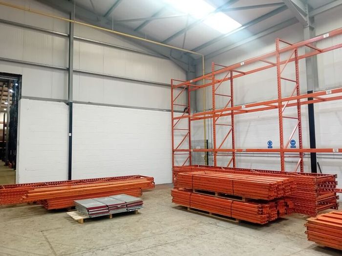 Warehouse storage racking