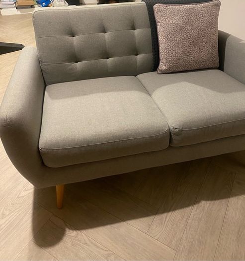 2 Seater Light Grey