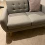 2 Seater Light Grey Image 3