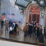 Outside the Vaudeville Theatre, Paris by Jean Beraud - Large framed print Image 6