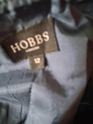 Stunning Hobbs Fully Lined Pure Wool Navy Trouser Suit 10-12