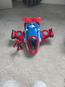 Marvel Super Hero Adentures Set Spider-Man Jetquarters