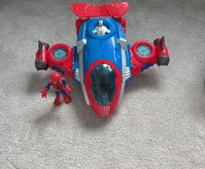 Marvel Super Hero Adentures Set Spider-Man Jetquarters