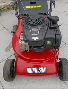 Almost new MORRISON self drive lawnmower with Briggs and Stratton engine 500 E series, 140 cc. 20 inch, which starts first pull.  No last price or time wasters please