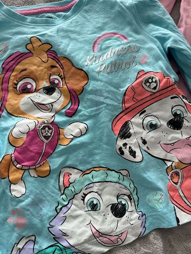 Long sleeved tops for a girl, 110/116, 4-6 years