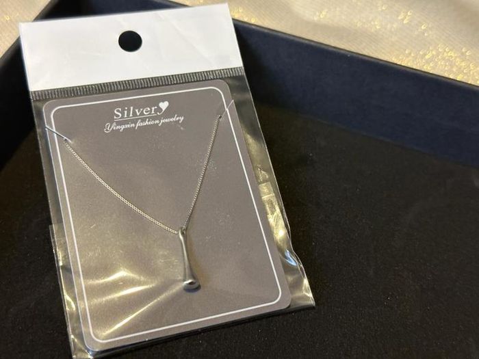 925 Sterling Silver Teardrop Neckless