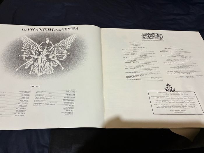 Phantom of the opera Vinyl LP