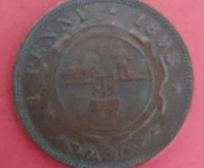 South Africa 1898 1 Penny  Coin Very Fine Condition