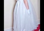 Ballet length Communion Dress and Veil