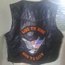 Biker Leather Waste jacket XL Image 4