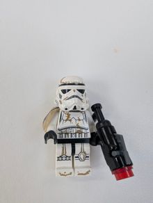 100% Lego Sandtrooper Minifigure Star Wars White Pauldron 2012 Stormtrooper