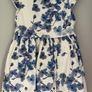 Willow by Leigh Tucker blue & white floral dress with matching next cardigan Age 3-4 EUC Image 3