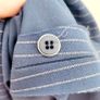 Berketex Made in England Vintage Blue & White striped shirt dress with original belt Sz 10UK Image 10