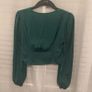 Stradivarius Green blouse. Size S Image 4