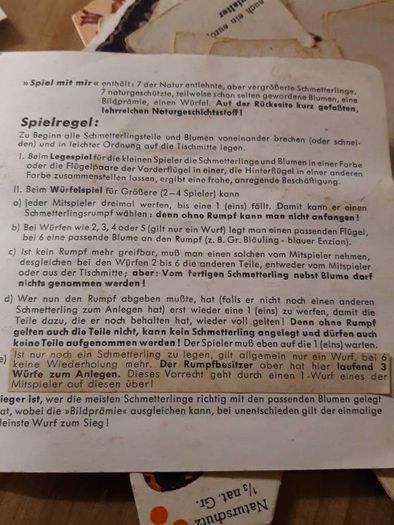 Vintage Spiel  ( Mit Mir! ) Broad Game