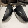 Vw Golf mk5 black carbon fiber mirror covers Image 3
