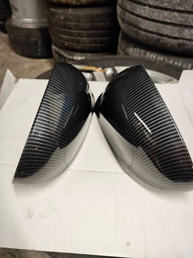 Vw Golf mk5 black carbon fiber mirror covers