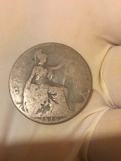 George V Half Penny 1915-1922 x11 Pictures