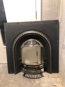 Cast iron fire surround
