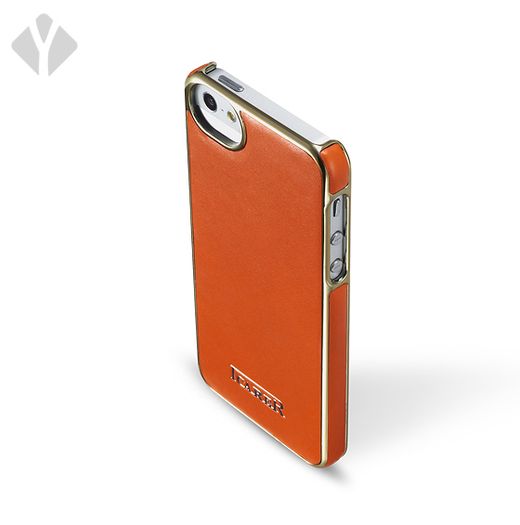 iPhone 5/5s/5se Electroplating Leather Back Cover