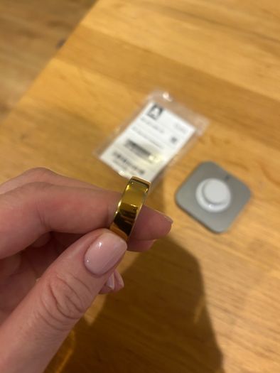 Oura Ring Gen 4 Gold Size 9