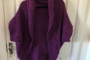 Wool blend sweater wrap from Benetton