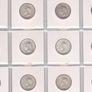 G.B. 12 x .500 silver (33.96 grams) George 6th Shillings Image 2