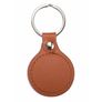 Personalised Round PU and Metal Keyring Image 3