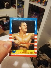 WWE Dynamite Kid Rookie Card - WWF