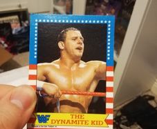 WWE Dynamite Kid Rookie Card - WWF