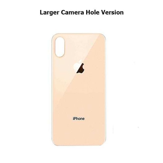 iPhone XS MAX Replacement Back Glass Door Cover with Adhesive Gold