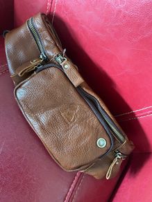 NEW-Leather Waist Bag