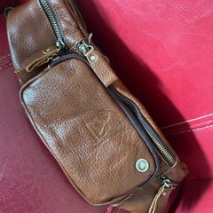 NEW-Leather Waist Bag