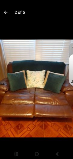 Brown sofa