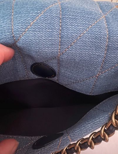 Coach Tabby 26 in quilted denim