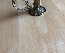 candle holder - vintage brass