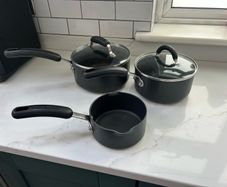 Circulon non-stick saucepans x 3