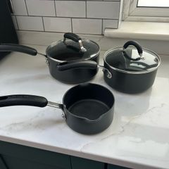 Circulon non-stick saucepans x 3
