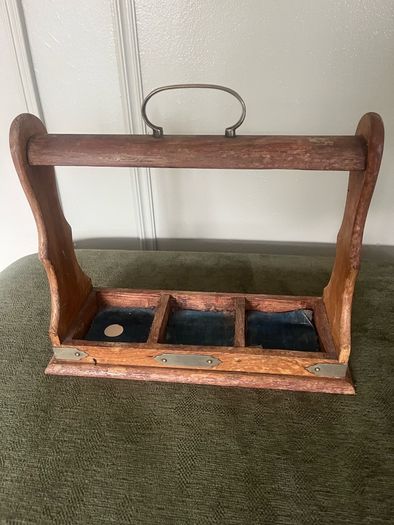 Antique Tantalus Decanter Holder
