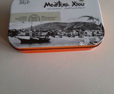 Chios Greek mastic gum tin