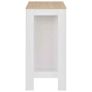 Bar Table with Shelf White Coffee Dining - Free Delivery Nationwide Image 5