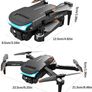 Foldable Drone with 4K HD Camera Three-Sided Obstacle Avoidance Drones 3 Battery Image 2