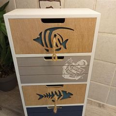 3 drawer unit