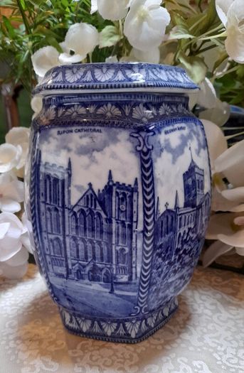 Antique Ringtons tea cady