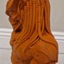 3D Printed Statue Bust (Unpainted) - Predator Image 4