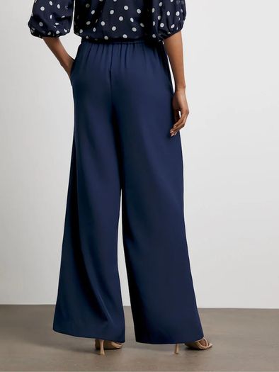 Brand new with tags attached UK30 Joanna Hope Blue Wide Leg Trousers